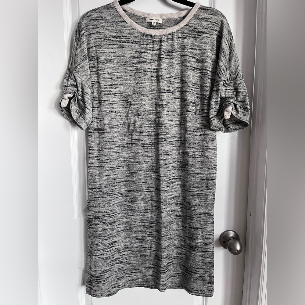 MAX STUDIO Gray black Women's Dress size XS